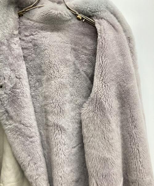 theory（セオリー）theory (セオリー) SILKY NAPPALAN／CLAIRENE F ムートンコート ベージュ サイズ:Sの古着・服飾アイテム