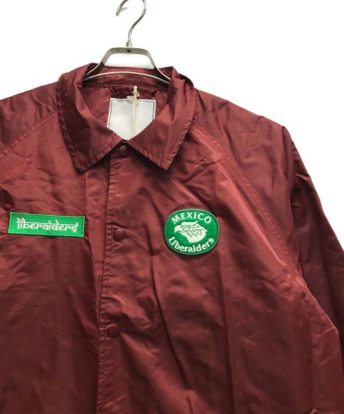 Liberaiders（リベレイダース）Liberaiders (リベレイダース) JOURNAL STANDARD (ジャーナルスタンダード) 別注 MEXICAN EAGLE COACH JACKET ボルドー サイズ:Ｌの古着・服飾アイテム