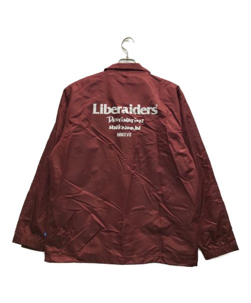 Liberaiders（リベレイダース）Liberaiders (リベレイダース) JOURNAL STANDARD (ジャーナルスタンダード) 別注 MEXICAN EAGLE COACH JACKET ボルドー サイズ:Ｌの古着・服飾アイテム
