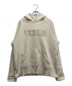 TMTティーエムティー）の古着「columbiaダメージ加工パーカー」｜ベージュ