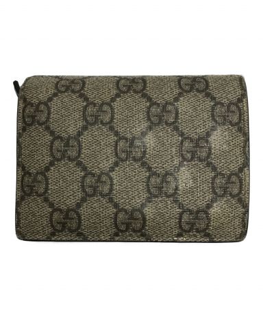 中古・古着通販】GUCCI (グッチ) GGスプリームコンパクトウォレット