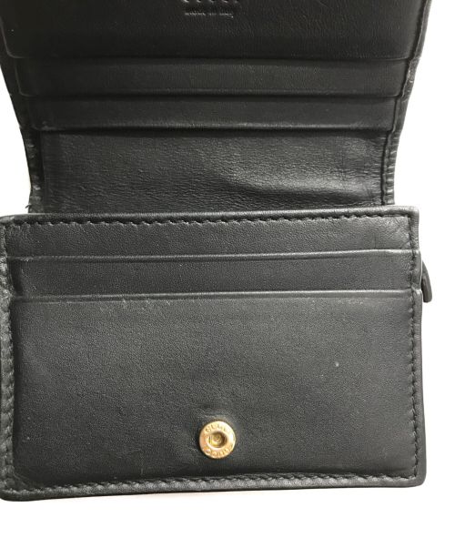 GUCCI（グッチ）GUCCI (グッチ) GGスプリームコンパクトウォレット ブラウンの古着・服飾アイテム