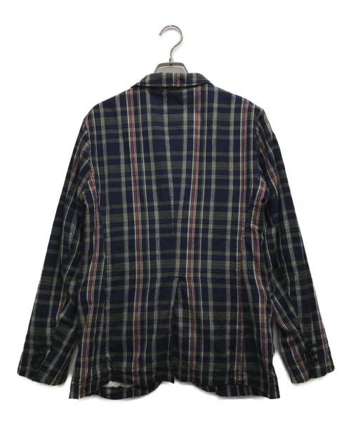 Engineered Garments（エンジニアドガーメンツ）Engineered Garments (エンジニアド ガーメンツ) チェックテーラードジャケット ネイビー×カーキ サイズ:XSの古着・服飾アイテム