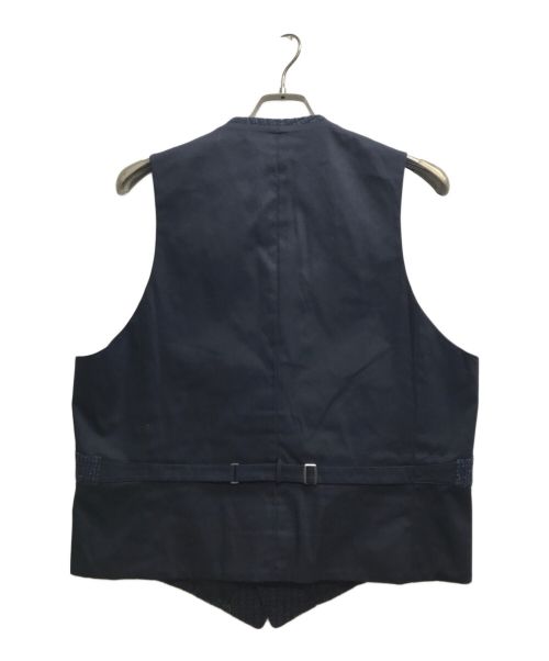 Harris Tweed（ハリスツイード）Harris Tweed (ハリスツイード) ウールベスト ネイビー サイズ:3Lの古着・服飾アイテム
