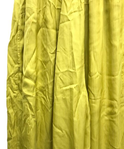 ne quittez pas（ヌキテパ）ne quittez pas (ヌキテパ) ストライプオールインワン イエロー サイズ:Mの古着・服飾アイテム