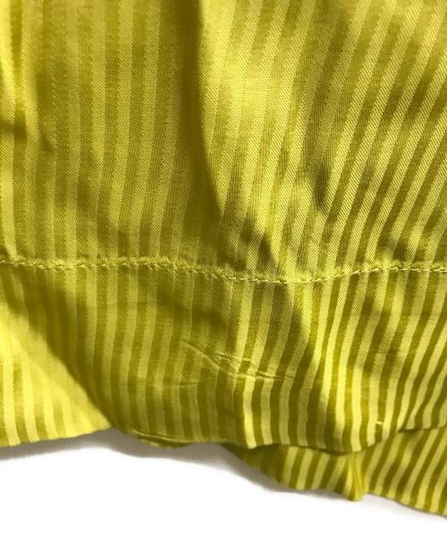 ne quittez pas（ヌキテパ）ne quittez pas (ヌキテパ) ストライプオールインワン イエロー サイズ:Mの古着・服飾アイテム