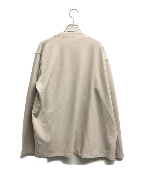 417 by EDIFICE（417 バイ エディフィス）417 by EDIFICE (417 バイ エディフィス) アムゼンノーカラージャケット ベージュ サイズ:Lの古着・服飾アイテム