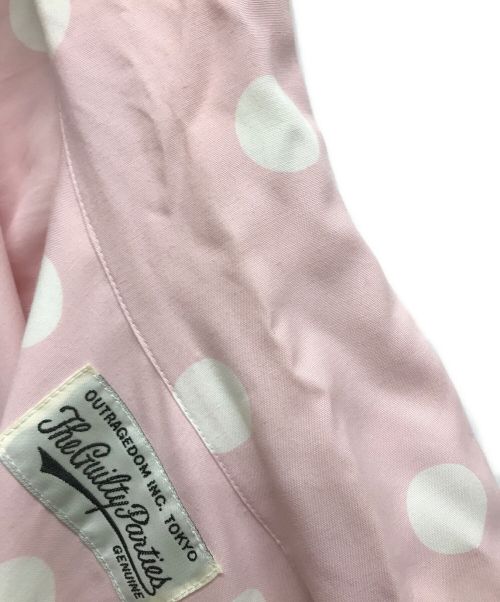 WACKO MARIA（ワコマリア）WACKO MARIA (ワコマリア) DOTS OPEN COLLAR SHIRT/ドッツ オープンカラーシャツ ピンク サイズ:Mの古着・服飾アイテム