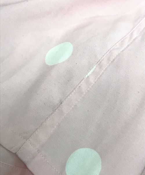 WACKO MARIA（ワコマリア）WACKO MARIA (ワコマリア) DOTS OPEN COLLAR SHIRT/ドッツ オープンカラーシャツ ピンク サイズ:Mの古着・服飾アイテム