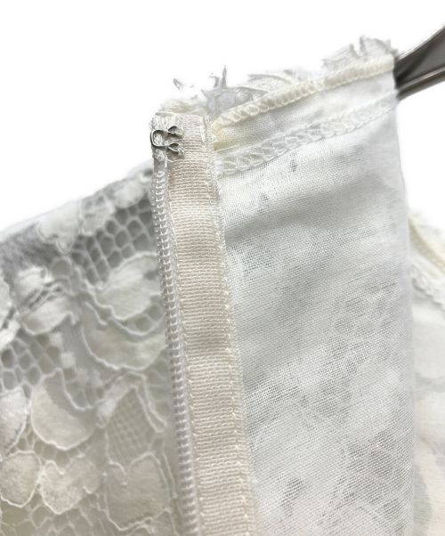 DRESSTERIOR（ドレステリア）DRESSTERIOR (ドレステリア) レースブラウス ホワイト サイズ:38の古着・服飾アイテム