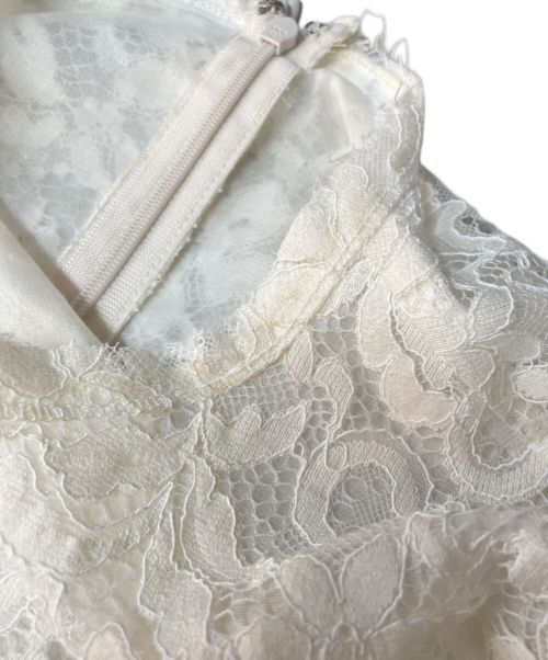 DRESSTERIOR（ドレステリア）DRESSTERIOR (ドレステリア) レースブラウス ホワイト サイズ:38の古着・服飾アイテム