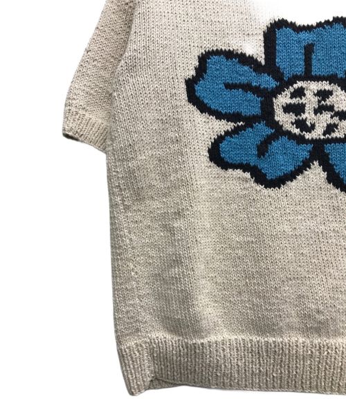 MacMahon Knitting Mills（マクマホン ニッティングミルズ）MacMahon Knitting Mills (マクマホン ニッティングミルズ) Pop Flower ニット ベージュ サイズ:記載なし（実寸サイズを参照ください）の古着・服飾アイテム