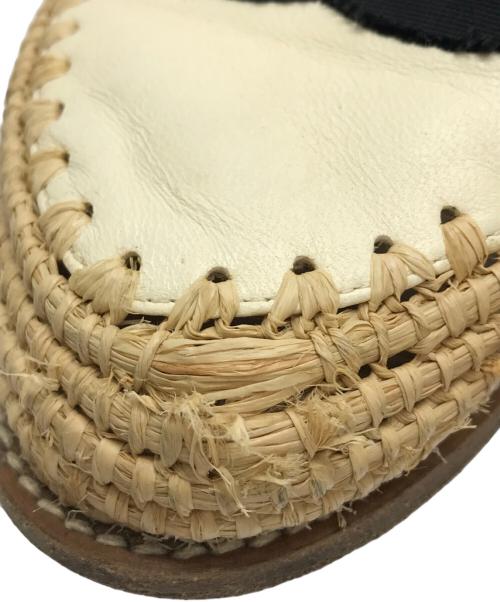 CHANEL（シャネル）CHANEL (シャネル) ココマークエスパドリーユ アイボリー サイズ:36の古着・服飾アイテム