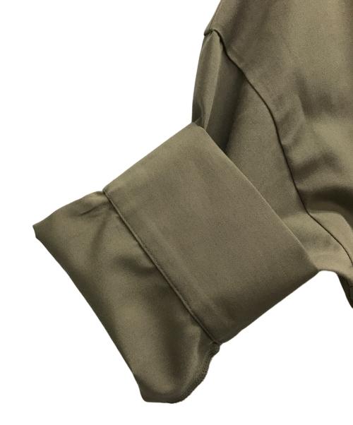 DRESSTERIOR（ドレステリア）DRESSTERIOR (ドレステリア) ドットウエストシェイプシャツワンピース オリーブ サイズ:34の古着・服飾アイテム