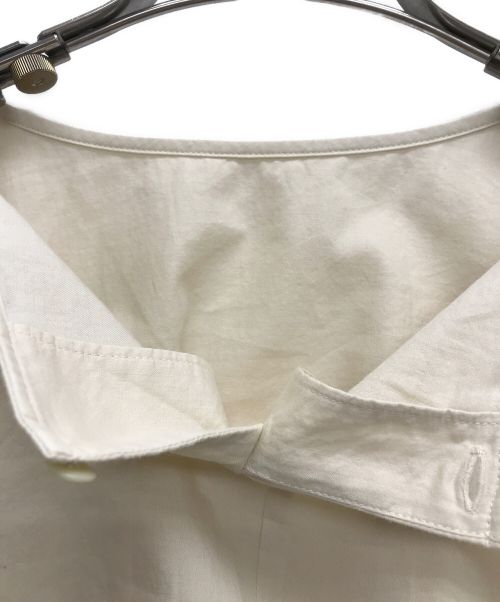 evam eva（エヴァムエヴァ）evam eva (エヴァムエヴァ) コットンブラウス ベージュ サイズ:不明（実寸サイズをご確認ください）の古着・服飾アイテム