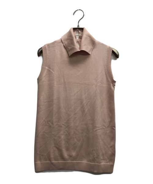 FOXEY NEWYORK（フォクシーニューヨーク）FOXEY NEWYORK (フォクシーニューヨーク) シルクハイネックニット ピンク サイズ:38の古着・服飾アイテム
