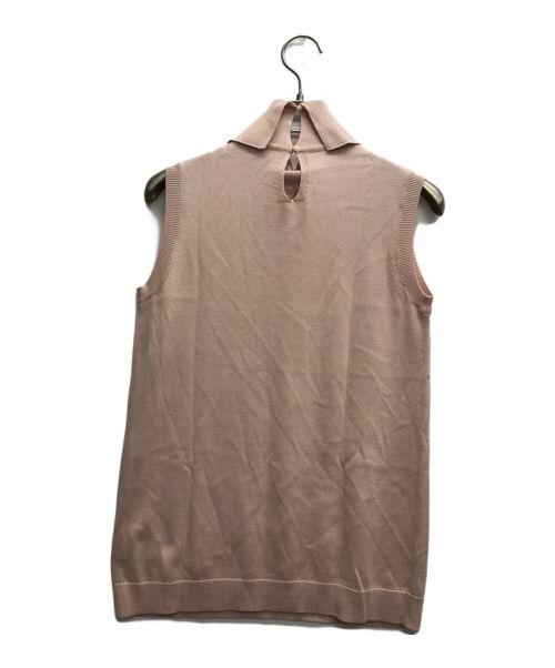 FOXEY NEWYORK（フォクシーニューヨーク）FOXEY NEWYORK (フォクシーニューヨーク) シルクハイネックニット ピンク サイズ:38の古着・服飾アイテム