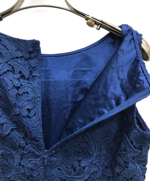 ANAYI（アナイ）ANAYI (アナイ) レースフリンジワンピース ネイビー サイズ:36の古着・服飾アイテム