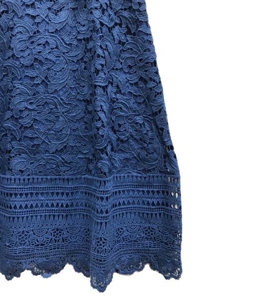 ANAYI（アナイ）ANAYI (アナイ) レースフリンジワンピース ネイビー サイズ:36の古着・服飾アイテム