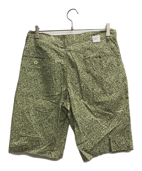 POST O'ALLS（ポストオーバーオールズ）POST O'ALLS (ポストオーバーオールズ) 総柄ハーフパンツ グリーン サイズ:Mの古着・服飾アイテム