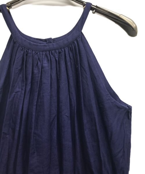 MARIHA（マリハ）MARIHA (マリハ) 月下美人 ギャザーワンピース ネイビー サイズ:38の古着・服飾アイテム