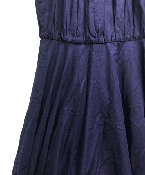 MARIHA（マリハ）MARIHA (マリハ) 月下美人 ギャザーワンピース ネイビー サイズ:38の古着・服飾アイテム