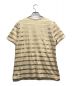 CHANEL (シャネル) ボーダーコットンTシャツ ベージュ サイズ:38：27000円