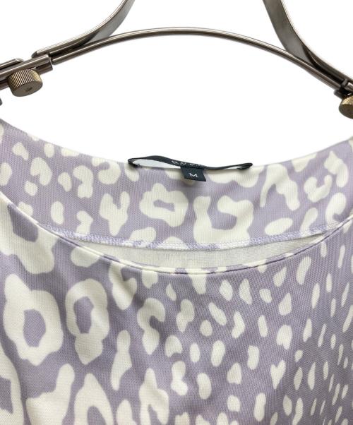 GUCCI（グッチ）GUCCI (グッチ) ノースリーブワンピース パープル×ホワイト サイズ:Mの古着・服飾アイテム