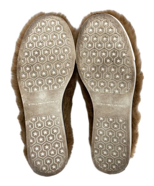 STELLA McCARTNEY（ステラマッカートニー）STELLA McCARTNEY (ステラマッカートニー) ファースリッポン ブラウン サイズ:37の古着・服飾アイテム