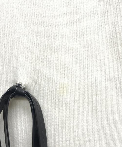 FICTION TOKYO（フィクショントーキョー）FICTION TOKYO (フィクショントーキョー) Vネックリボンスウェット アイボリー サイズ:記載無しの古着・服飾アイテム