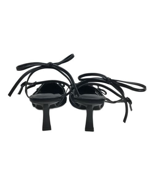 FICTION TOKYO（フィクショントーキョー）FICTION TOKYO (フィクショントーキョー) メッシュリボンパンプス ブラック サイズ:1の古着・服飾アイテム