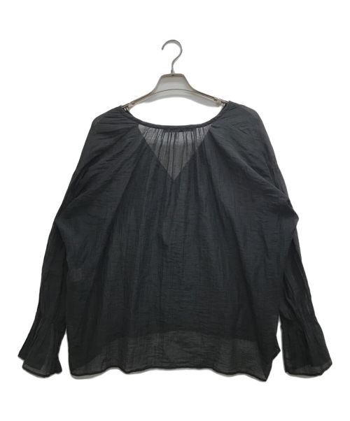 FRAMeWORK（フレームワーク）FRAMeWORK (フレームワーク) シアーヌーベルギャザースリーブ2 ブラック サイズ:記載なしの古着・服飾アイテム