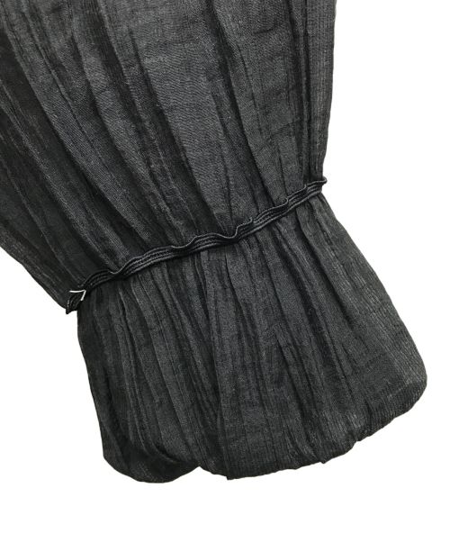 FRAMeWORK（フレームワーク）FRAMeWORK (フレームワーク) シアーヌーベルギャザースリーブ2 ブラック サイズ:記載なしの古着・服飾アイテム