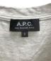 中古・古着 A.P.C. (アーペーセー) 刺繍ロゴTシャツ グレー サイズ:S：5000円
