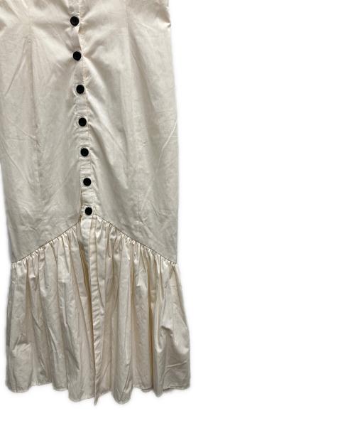 eimy istoire（エイミーイストワール）eimy istoire (エイミーイストワール) フロントボタンマーメードワンピース アイボリー サイズ:Sの古着・服飾アイテム