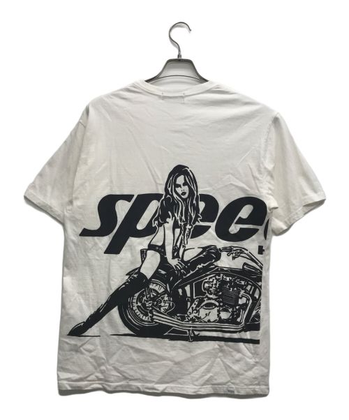 Hysteric Glamour（ヒステリックグラマー）Hysteric Glamour (ヒステリックグラマー) SPEEDSTER Tシャツ ホワイト サイズ:Lの古着・服飾アイテム