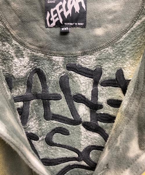 LEFLAH（レフラー）LEFLAH (レフラー) ベースボールシャツ グリーン×イエロー サイズ:XXLの古着・服飾アイテム