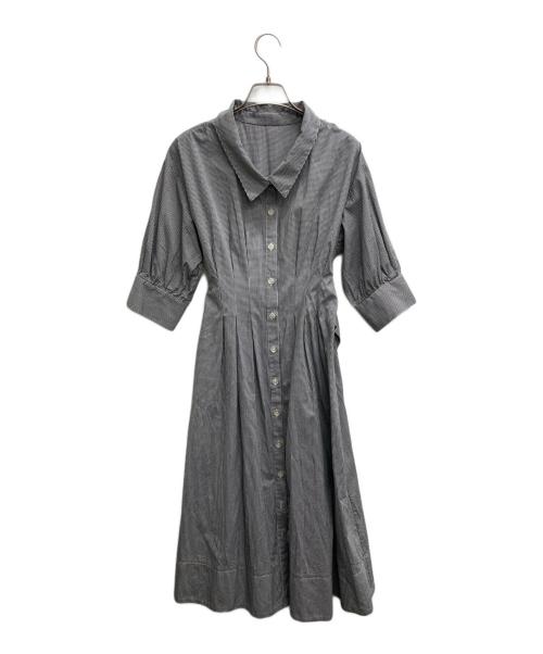 JILL STUART（ジルスチュアート）JILL STUART (ジルスチュアート) ウエストタックリボンワンピース ブラック サイズ:Sの古着・服飾アイテム