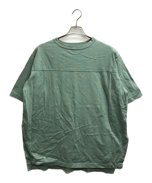 THE NORTHFACE PURPLELABEL（ザ・ノースフェイス パープルレーベル）THE NORTHFACE PURPLELABEL (ザ・ノースフェイス パープルレーベル) H/S Big Tee 黄緑 サイズ:WSの古着・服飾アイテム