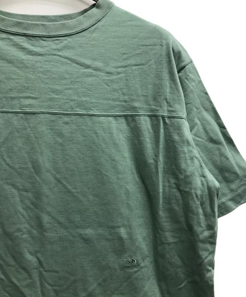 THE NORTHFACE PURPLELABEL（ザ・ノースフェイス パープルレーベル）THE NORTHFACE PURPLELABEL (ザ・ノースフェイス パープルレーベル) H/S Big Tee 黄緑 サイズ:WSの古着・服飾アイテム