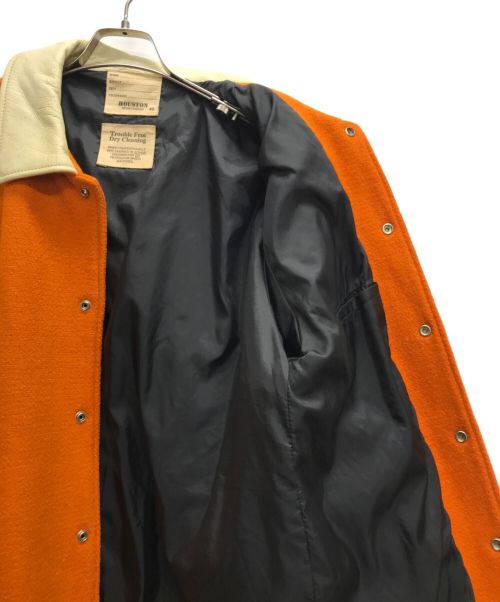 HOUSTON SPORTSWEAR（ヒューストン）HOUSTON SPORTSWEAR (ヒューストン) スタジャン オレンジ サイズ:Lの古着・服飾アイテム