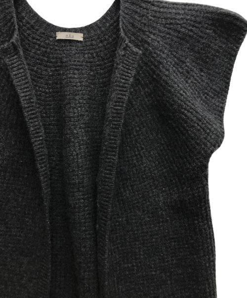HAU（ハウ）HAU (ハウ) トッパーベスト グレー サイズ:Freeの古着・服飾アイテム