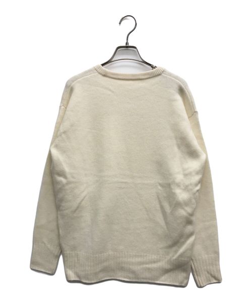 kurashi&trips publishing（クラシアンドトリップス パブリッシング）kurashi&trips publishing (クラシアンドトリップス パブリッシング) カシミヤ混のベーシックニット アイボリー サイズ:Mの古着・服飾アイテム