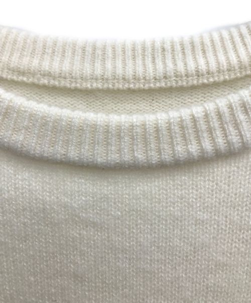 kurashi&trips publishing（クラシアンドトリップス パブリッシング）kurashi&trips publishing (クラシアンドトリップス パブリッシング) カシミヤ混のベーシックニット アイボリー サイズ:Mの古着・服飾アイテム