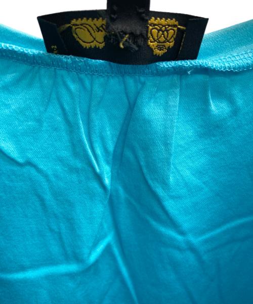 DRAWER（ドゥロワー）Drawer (ドゥロワー) コットンフロントフリルノースリーブ スカイブルー サイズ:2の古着・服飾アイテム