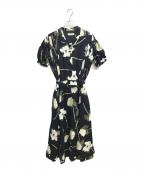 INGEBORGインゲボルグ）の古着「ブラウスワンピース」｜ブラック