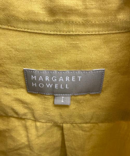MARGARET HOWELL（マーガレットハウエル）MARGARET HOWELL (マーガレットハウエル) 半袖リネンシャツ イエロー サイズ:1の古着・服飾アイテム