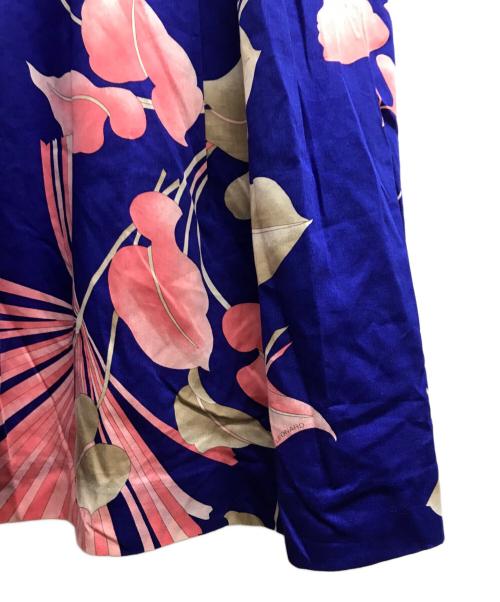 LAONARD（レオナード）LAONARD (レオナード) ノースリーブワンピース ブルー サイズ:38の古着・服飾アイテム