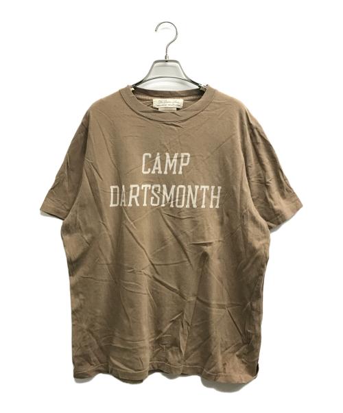 REMI RELIEF（レミレリーフ）REMI RELIEF (レミレリーフ) CAMP DARTSMONTH T-SHIRT ブラウン サイズ:Mの古着・服飾アイテム