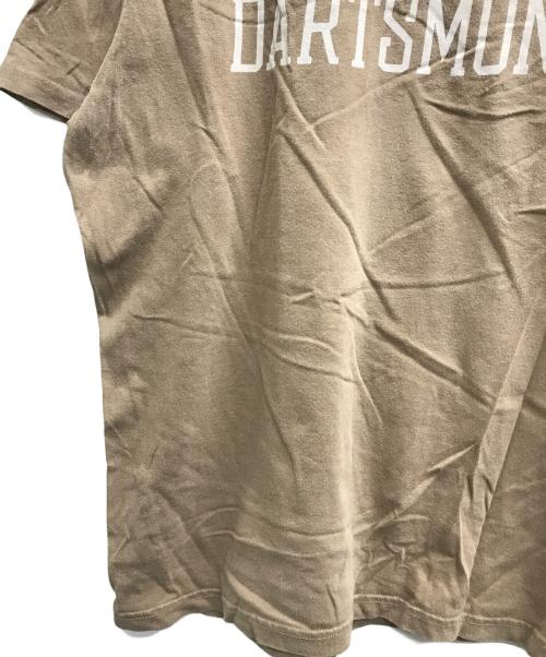 REMI RELIEF（レミレリーフ）REMI RELIEF (レミレリーフ) CAMP DARTSMONTH T-SHIRT ブラウン サイズ:Mの古着・服飾アイテム